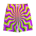Colorful Dizzy Moving Optical Illusion Cotton Shorts