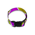 Colorful Dizzy Moving Optical Illusion Dog Collar