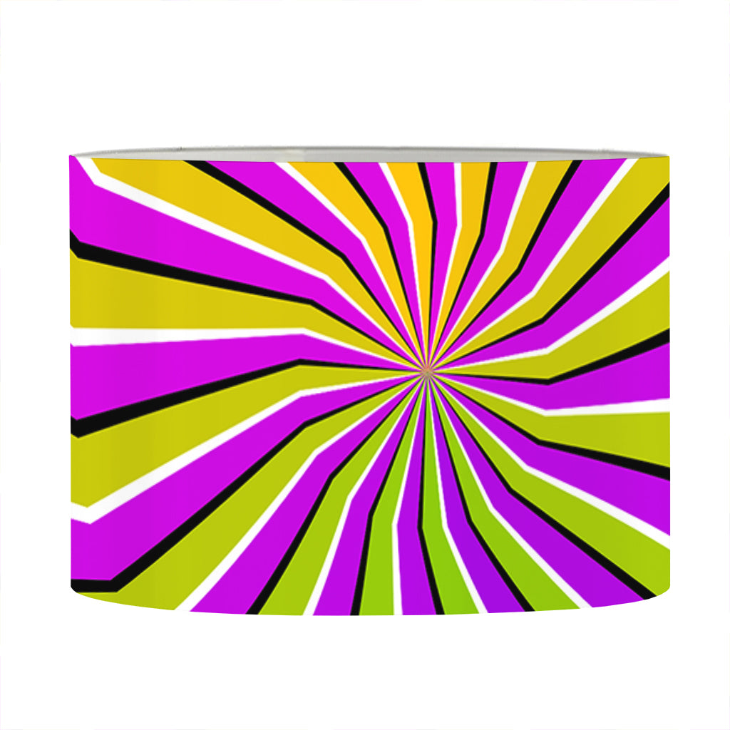 Colorful Dizzy Moving Optical Illusion Drum Lamp Shade