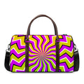 Colorful Dizzy Moving Optical Illusion Duffel Bag