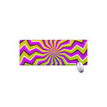 Colorful Dizzy Moving Optical Illusion Extended Mouse Pad