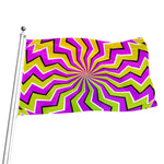 Colorful Dizzy Moving Optical Illusion Flag