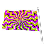 Colorful Dizzy Moving Optical Illusion Flag