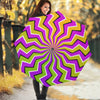 Colorful Dizzy Moving Optical Illusion Foldable Umbrella
