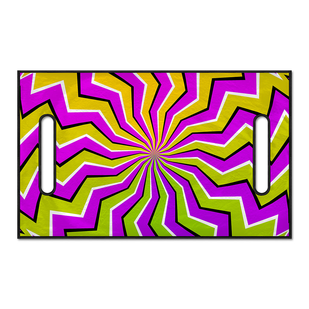 Colorful Dizzy Moving Optical Illusion Golf Cart Seat Cover
