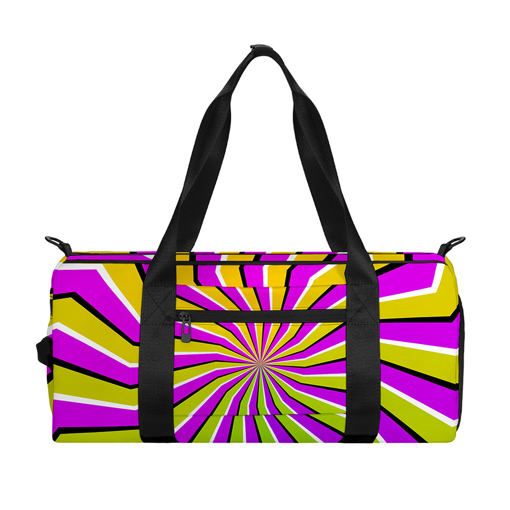 Colorful Dizzy Moving Optical Illusion Gym Bag