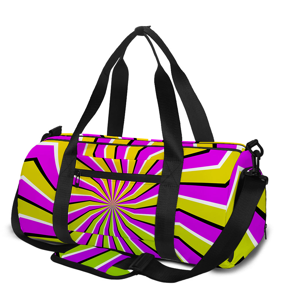 Colorful Dizzy Moving Optical Illusion Gym Bag