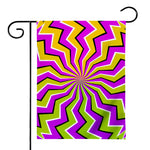 Colorful Dizzy Moving Optical Illusion House Flag