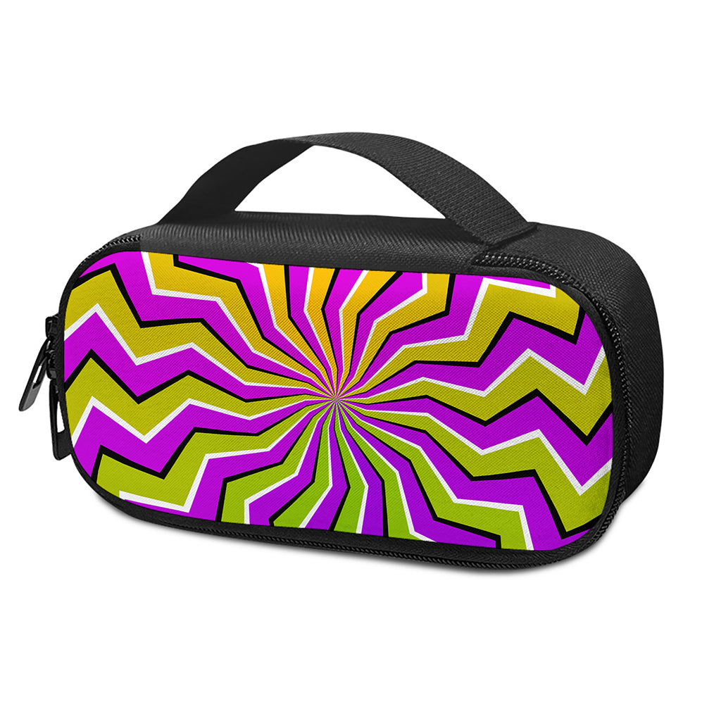 Colorful Dizzy Moving Optical Illusion Insulin Cooler Travel Case