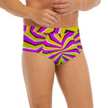 Colorful Dizzy Moving Optical Illusion Men's Briefs
