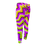 Colorful Dizzy Moving Optical Illusion Men's Compression Pants
