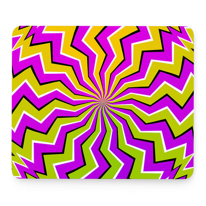 Colorful Dizzy Moving Optical Illusion Mouse Pad