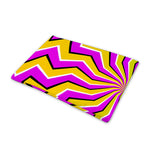 Colorful Dizzy Moving Optical Illusion Pet Cooling Mat Cover