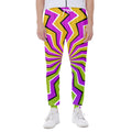 Colorful Dizzy Moving Optical Illusion Joggers