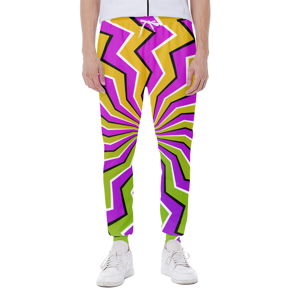 Colorful Dizzy Moving Optical Illusion Scuba Joggers