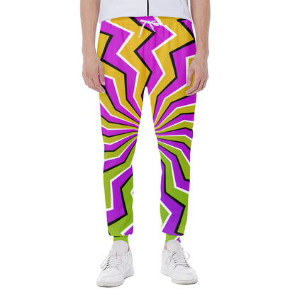 Colorful Dizzy Moving Optical Illusion Scuba Joggers