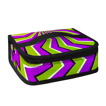 Colorful Dizzy Moving Optical Illusion Small Lunch Bag