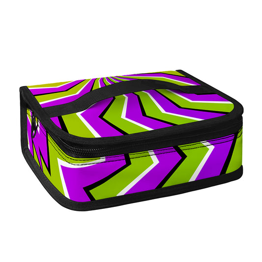 Colorful Dizzy Moving Optical Illusion Small Lunch Bag