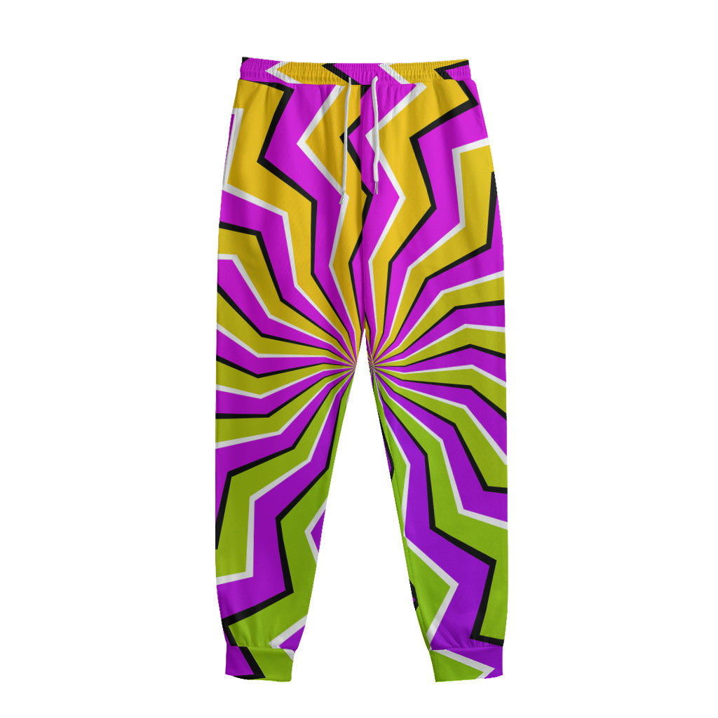 Colorful Dizzy Moving Optical Illusion Sweatpants