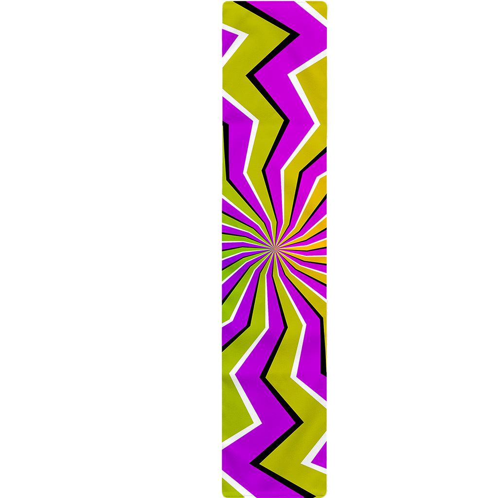 Colorful Dizzy Moving Optical Illusion Table Runner