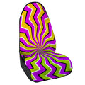 Colorful Dizzy Moving Optical Illusion Waterproof Car Seat Cover