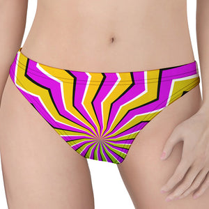 Colorful Dizzy Moving Optical Illusion Women's Thong