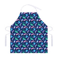 Colorful Dolphin Pattern Print Adjustable Apron