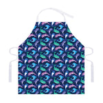 Colorful Dolphin Pattern Print Adjustable Apron