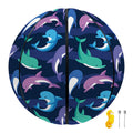 Colorful Dolphin Pattern Print Basketball