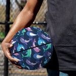 Colorful Dolphin Pattern Print Basketball