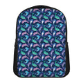 Colorful Dolphin Pattern Print Casual Backpack