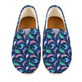Colorful Dolphin Pattern Print Casual Shoes