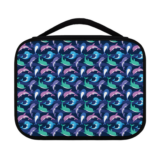 Colorful Dolphin Pattern Print Classic Bible Case