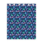 Colorful Dolphin Pattern Print Curtain