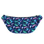 Colorful Dolphin Pattern Print Fanny Pack
