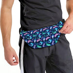 Colorful Dolphin Pattern Print Fanny Pack