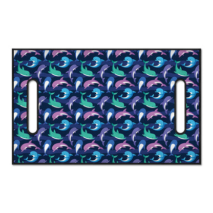 Colorful Dolphin Pattern Print Golf Cart Seat Cover