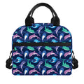 Colorful Dolphin Pattern Print Insulated Lunch Bag
