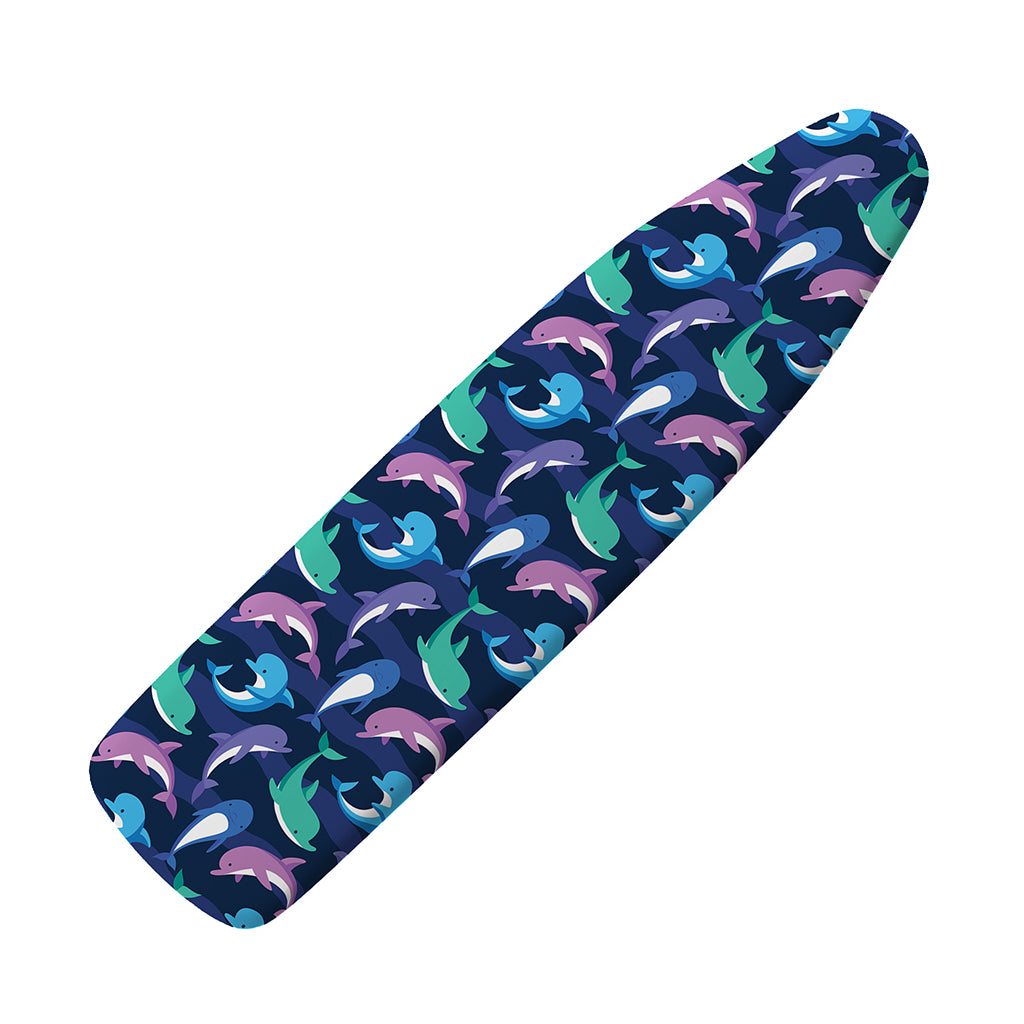 Colorful Dolphin Pattern Print Ironing Board Cover