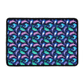 Colorful Dolphin Pattern Print Kitchen Mat