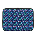 Colorful Dolphin Pattern Print Laptop Sleeve