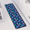 Colorful Dolphin Pattern Print Long Kitchen Mat