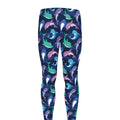 Colorful Dolphin Pattern Print Men's Leggings