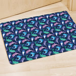 Colorful Dolphin Pattern Print Polyester Doormat