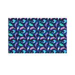 Colorful Dolphin Pattern Print Polyester Flag