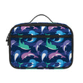 Colorful Dolphin Pattern Print Portable Lunch Bag