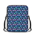Colorful Dolphin Pattern Print Rectangular Crossbody Bag