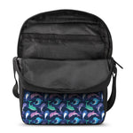 Colorful Dolphin Pattern Print Rectangular Crossbody Bag
