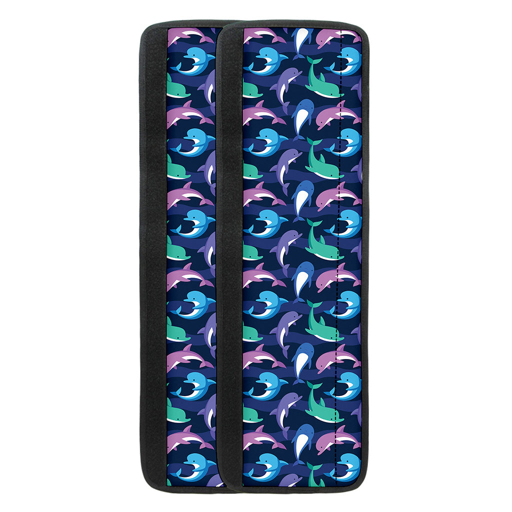 Colorful Dolphin Pattern Print Refrigerator Handle Covers