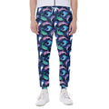 Colorful Dolphin Pattern Print Joggers